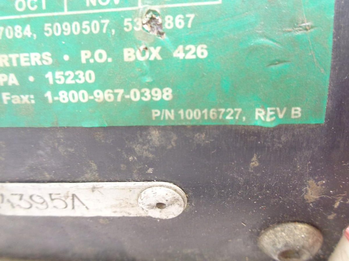 MSA LYNX PERSONAL SAFETY SIDE HOIST 10016727 (MISSING MANUAL HANDLE) USED H1