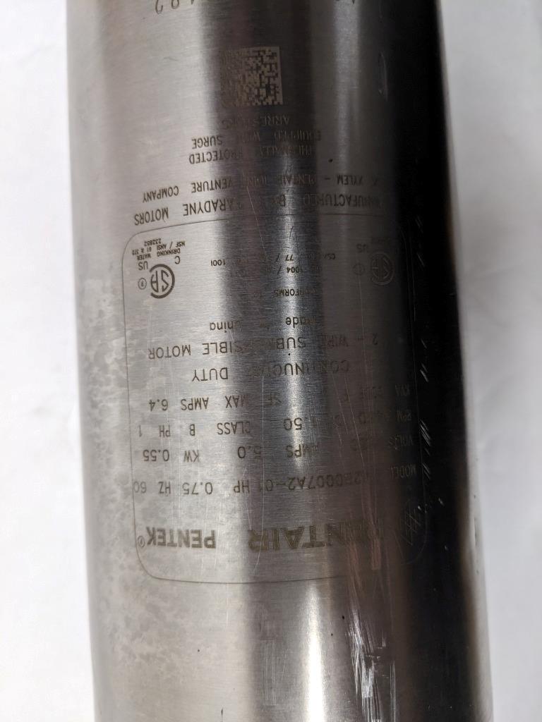 Berkeley B7P4MS07221-02 4" Submersible Pump MS Trimline Series7 GPM 3/4hp new J1