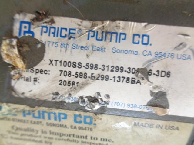 BALDOR INDUSTRIAL MOTOR JMM3158T 3HP WITH PRICE PUMP XT100SS NEW J1