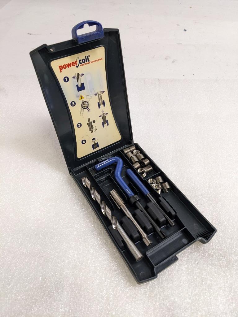 POWERCOIL 3523-10.00K THREAD REPAIR KIT M10-1.0 1.5D INSERTS 13/32 HSS NEW R22