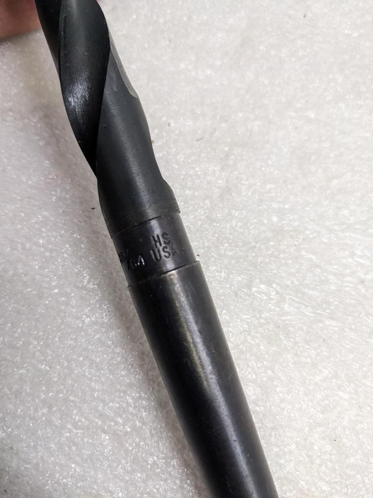 UNBRANDED 45/64" HIGH SPEED DRILL BIT 9-1/2" OAL 6" FLUTE RH HALF CASE NEW D0
