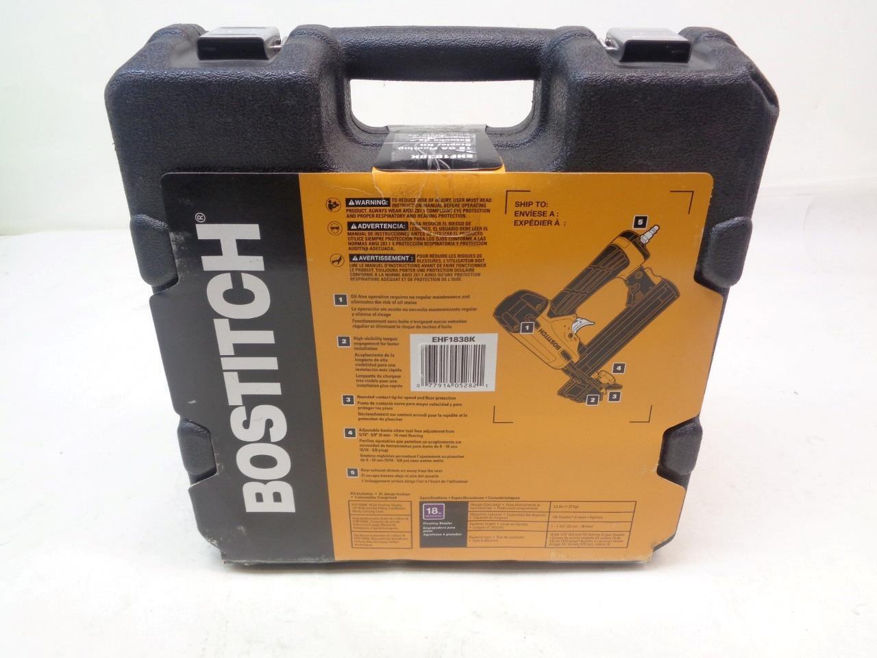 NEW BOSTITCH 1.5" 18 GAUGE FLOORING STAPLER EHF1838K BSR35