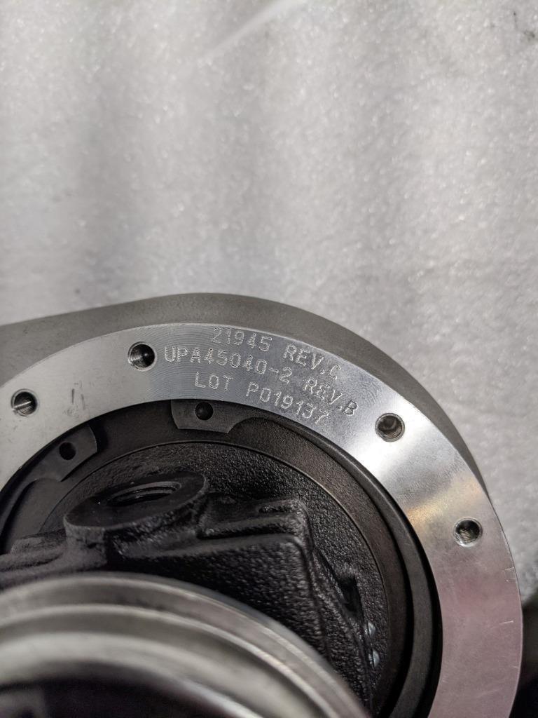 DISASEMBLED TURBO ENGINE FROM MILITARY AIRCRAFT 21945, UPA45040-2 NEW E2