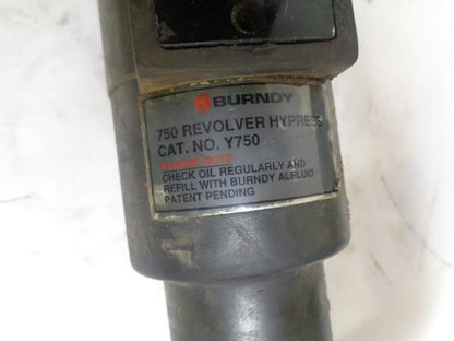 BURNDY Y750 750 REVOLVER HYPRESS HYDRAULIC CRIMPING TOOL R35