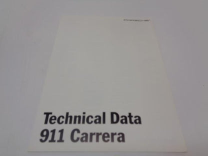 Porsche 911 "The New Carerra" Hardcover Brochure WVK 127 121 94 Genuine R25