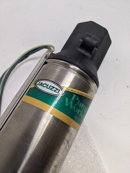 JACUZZI SUBMERSIBLE WELL PUMP 2-WIRE 12GPM 1.5HP 230V 60HZ NEW H1