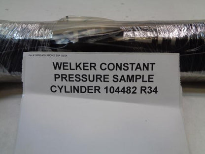 WELKER CONSTANT PRESSURE SAMPLE CYLINDER 104482 R34