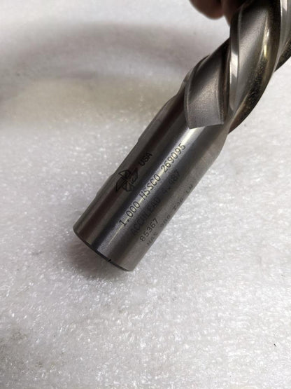 BRUBAKER TOOL 85367 LH END MILL M42 4-FLUTE T350G25-46L 1" DIA. W/N NEW R22T5