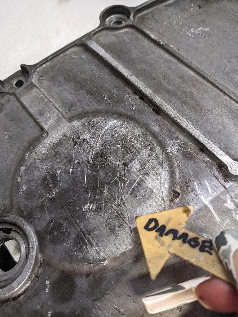 PORSCHE BOXSTER 987 05-08 ENGINE MOTOR OIL PAN/W PLATE 996107310CR USED 996B.G.L