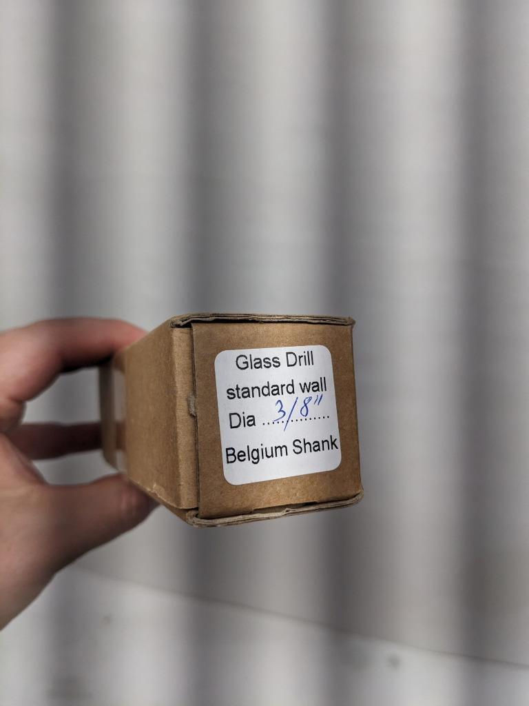 CRL HBT38 331747/025 3/8" BELGIAN THREAD ELECTRO-FORMED DIAMOND DRILL NEW D0