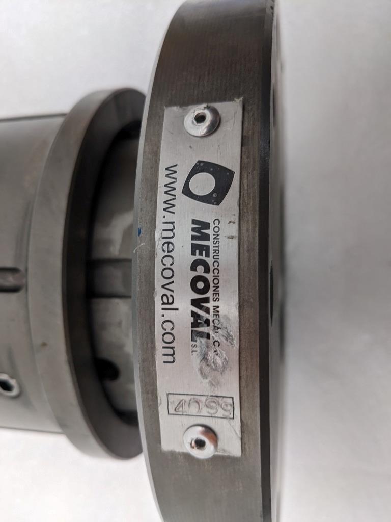 Mecoval 4099 Double Mechanical Core Chuck 6" & 3" new H2