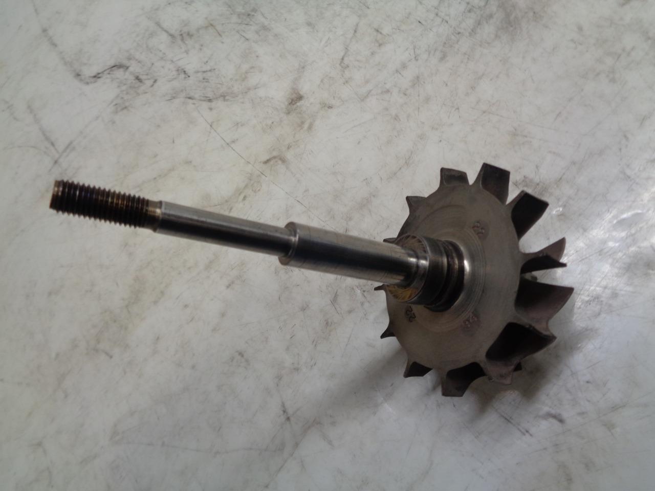 USED TURBO CHARGER SHAFT WHEEL 12 BLADES R12TA