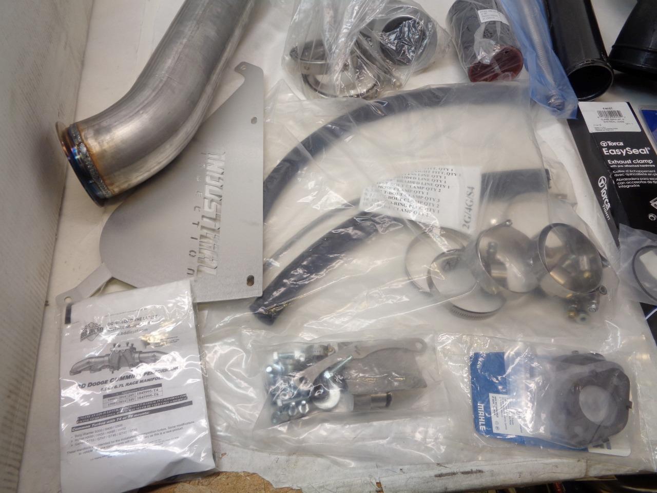 INDUSTRIAL INJECTION 1998.5+ DODGE CUMMINS AIR & INTAKE MANIFOLD TURBO KIT KSLRM