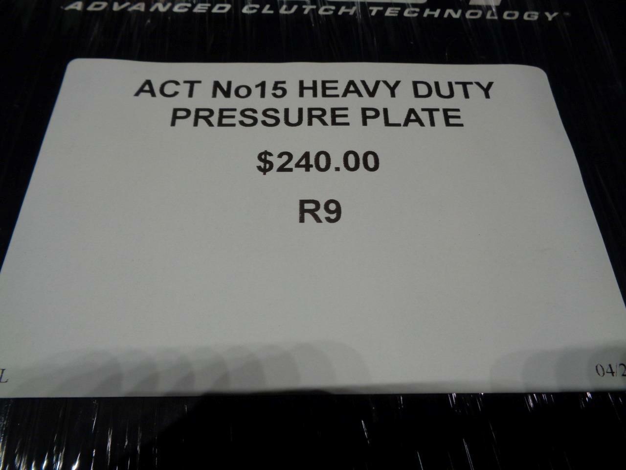 NEW ACT No15 HEAVY DUTY CLUTCH PRESSURE PLATE R9
