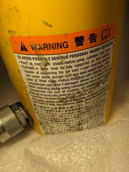 ENERPAC GENERAL PURPOSE HYDRAULIC CYLINDER 55.2 TON CAPACITY/ 6.25" RC506 R15