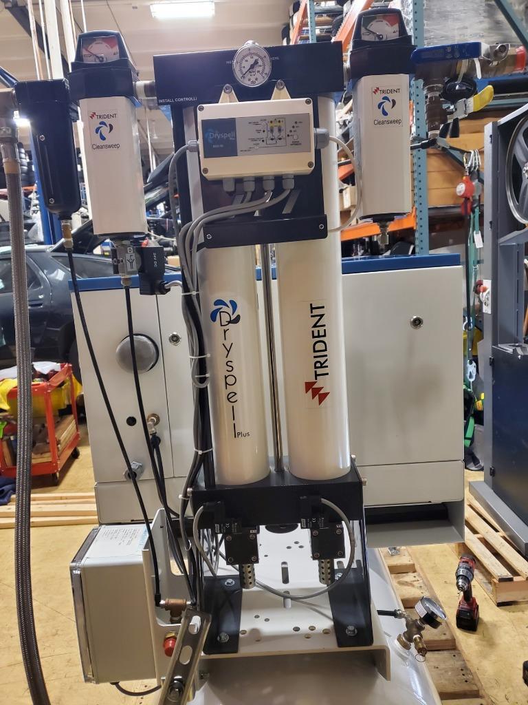 Powerex Whisper Air STES0754 Oil Less Scroll Air Compressor Drier 23scfm 120G