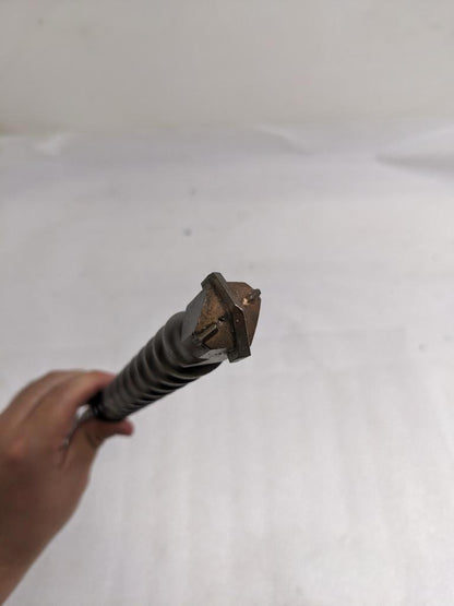 UNBRANDED 1" X 23" CARBIDE-TIPPED DRILL BIT 4-CUTTER 12-SPLINE SHAFT NEW D0