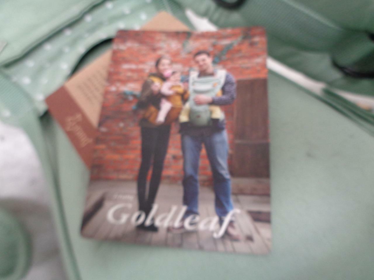 NEW MINT COLORED I-RANG HIPSEAT BABY CARRIER GOLDLEAF SR