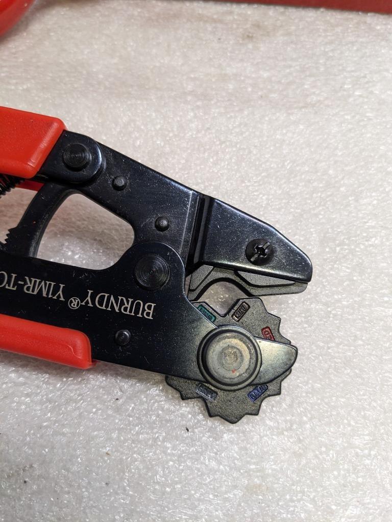 BURNDY Y1MRKIT CRIMPER AND CONNECTOR KIT YS, YSV 4.5 TON FOR WIRE/CABLE NEW R27