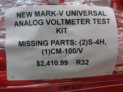 NEW HDE MARK-V UNIVERSAL ANALOG VOLTMETER TEST KIT (MISSING PARTS) R32