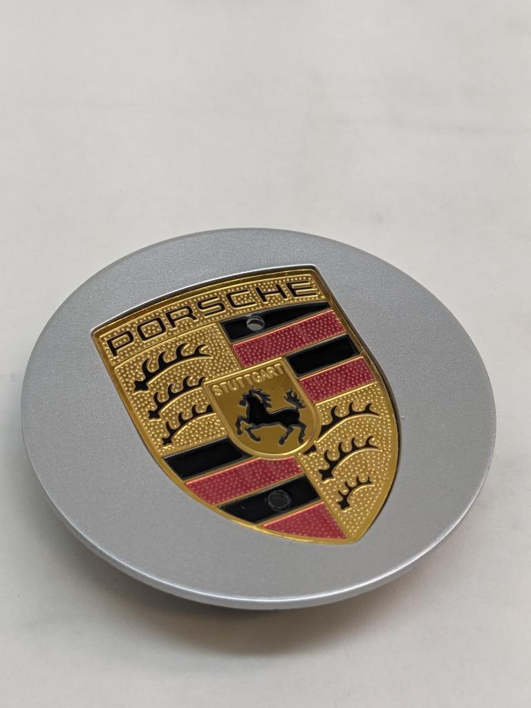 PORSCHE GRAY COLORED CENTER CAP (3) 7L5601149 NEW R21T2