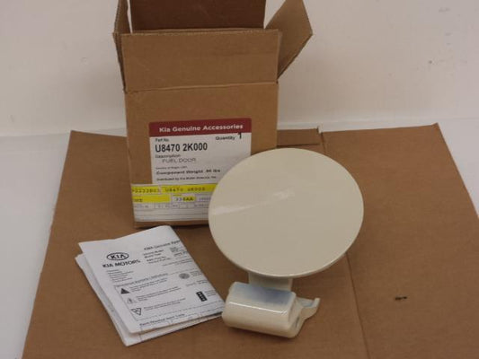 NEW GENUINE KIA 2010-13 SOUL ALLOY FUEL DOOR U8470 2K000 CREAM R18T2