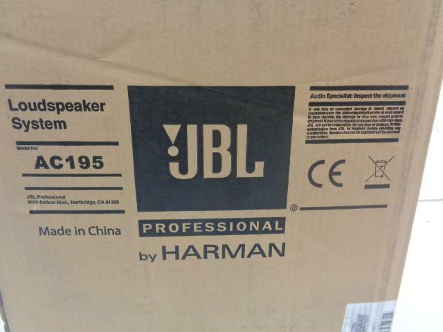 NEW JBL AE SERIES DUAL 10 IN. 2 WAY FULL RANGE LOUDSPEAKER BLACK AC195 SR