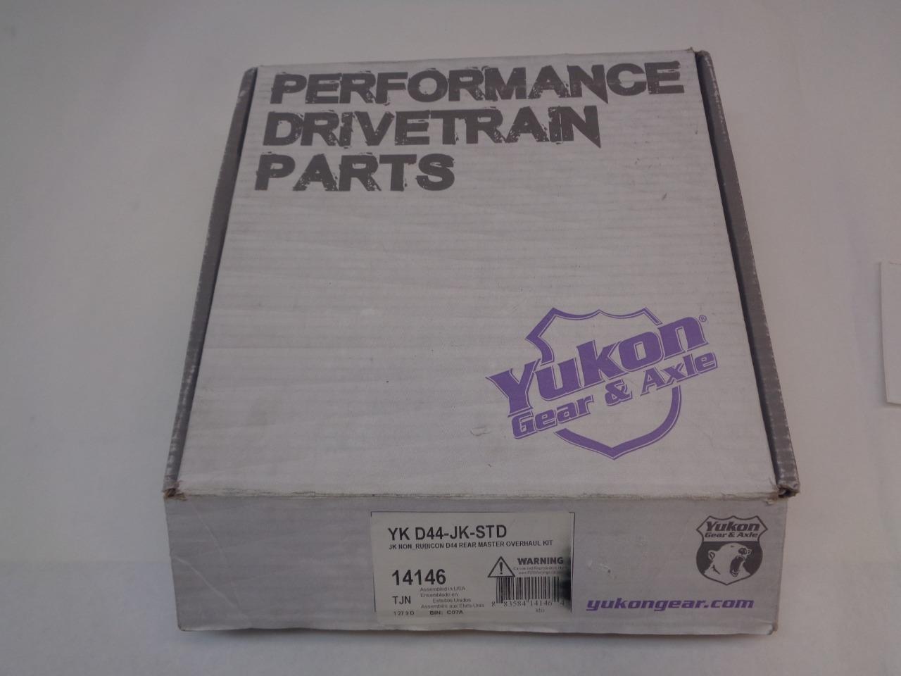 NEW YUKON GEAR & AXLE NON RUBICON D44 MASTER OVERHAUL KIT YK D44-JK-STD R15