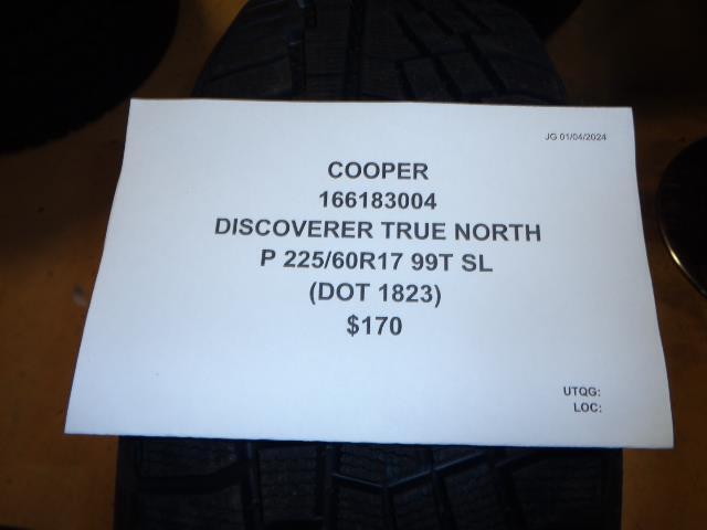 COOPER DISCOVERER TRUE NORTH P 225 60 17 99T SL TIRE 166183004 CQ1
