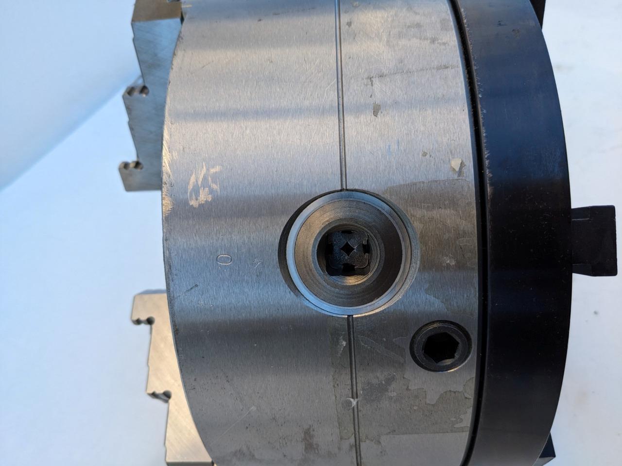 BISON 10" SELF CENTERING CHUCK WITH FINE ADJUSTMENT FRONT MOUNTING 3565-10 R34