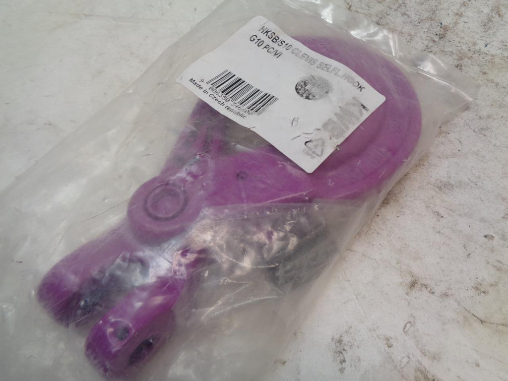 CLEVIS SELF-LOCKING HOOK G10 PC/VI HKSB/S10 8,800lbs 3/8" BAY3