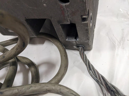 USED TIRAK TM ELECTRIC ROPE HOIST 2017 839KG / 1849LBS TYPE XE 1030 PO BSRG4