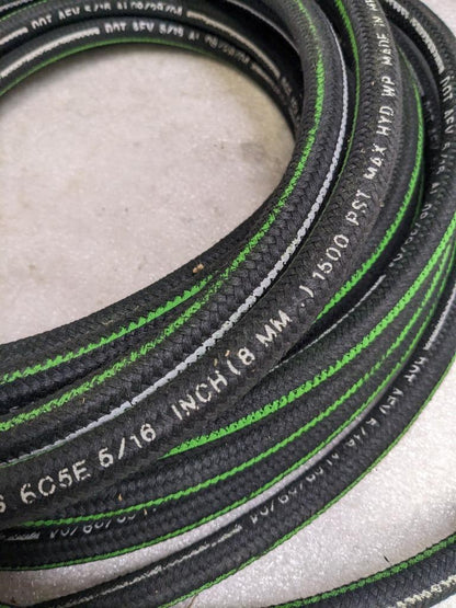 GATES 6C5E HYDRAULIC HOSE 50' OAL 5/16" ID 1.5K PSI MAX NEW R15