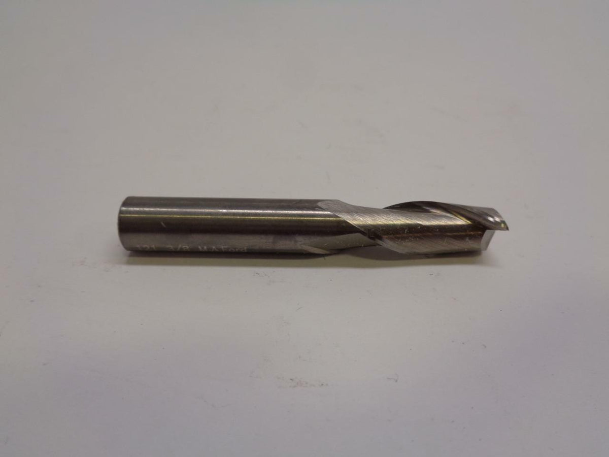M.A. FORD 121375000 3/" DIA. X 3/8" SHANK X 7/8" LOC X 2-1/2" OAL END MILL EMCBS
