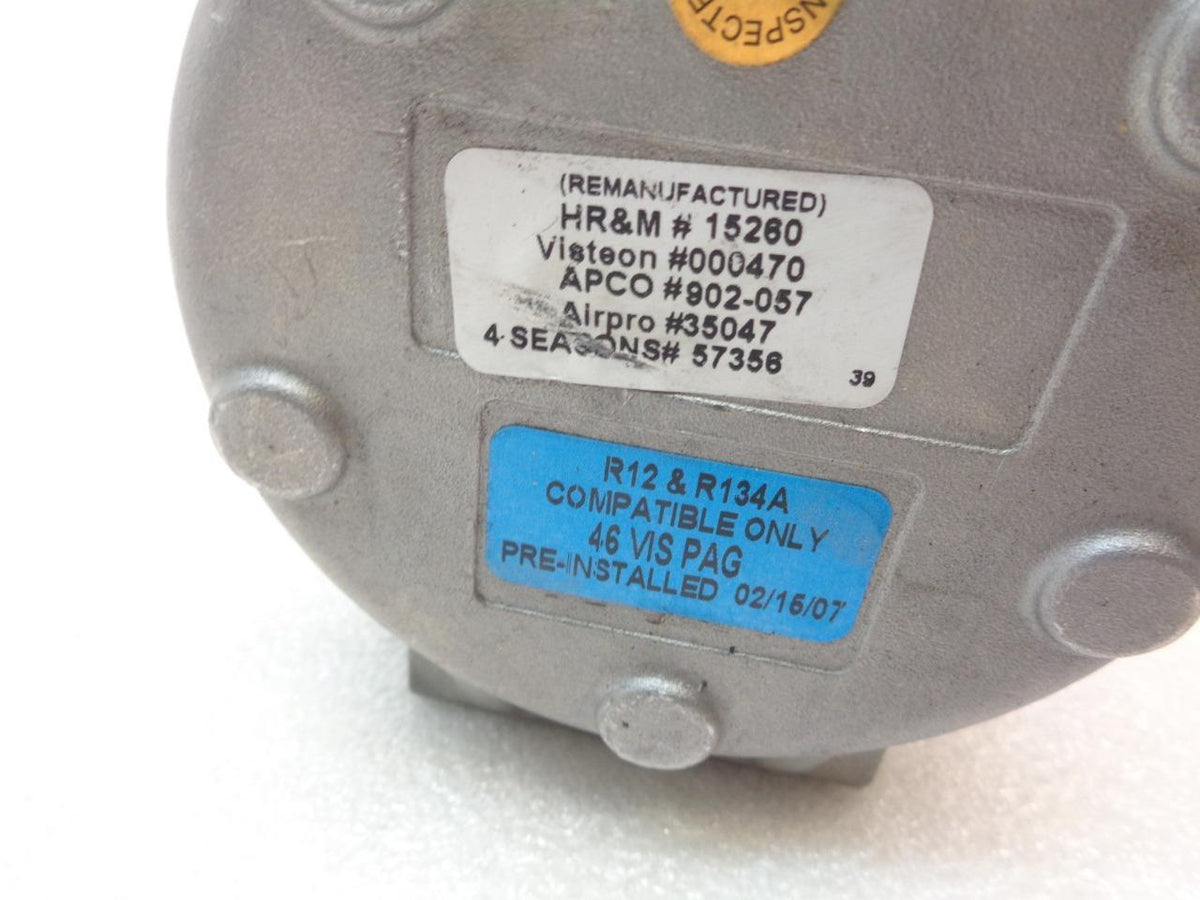 REMANUFACTURED 4 SEASONS 57356 AC COMPRESSOR 1988-1999 BMW (MANY MODELS) R1