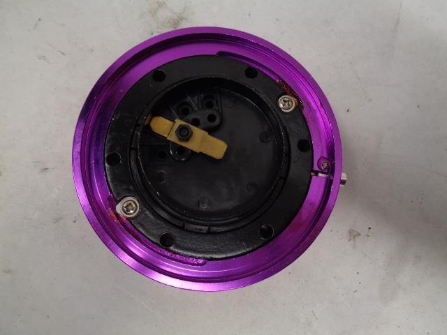 AJP SLIM QUICK RELEASE RACING STEERING WHEEL ADAPTER HUB KIT PURPLE QR-003PR R16