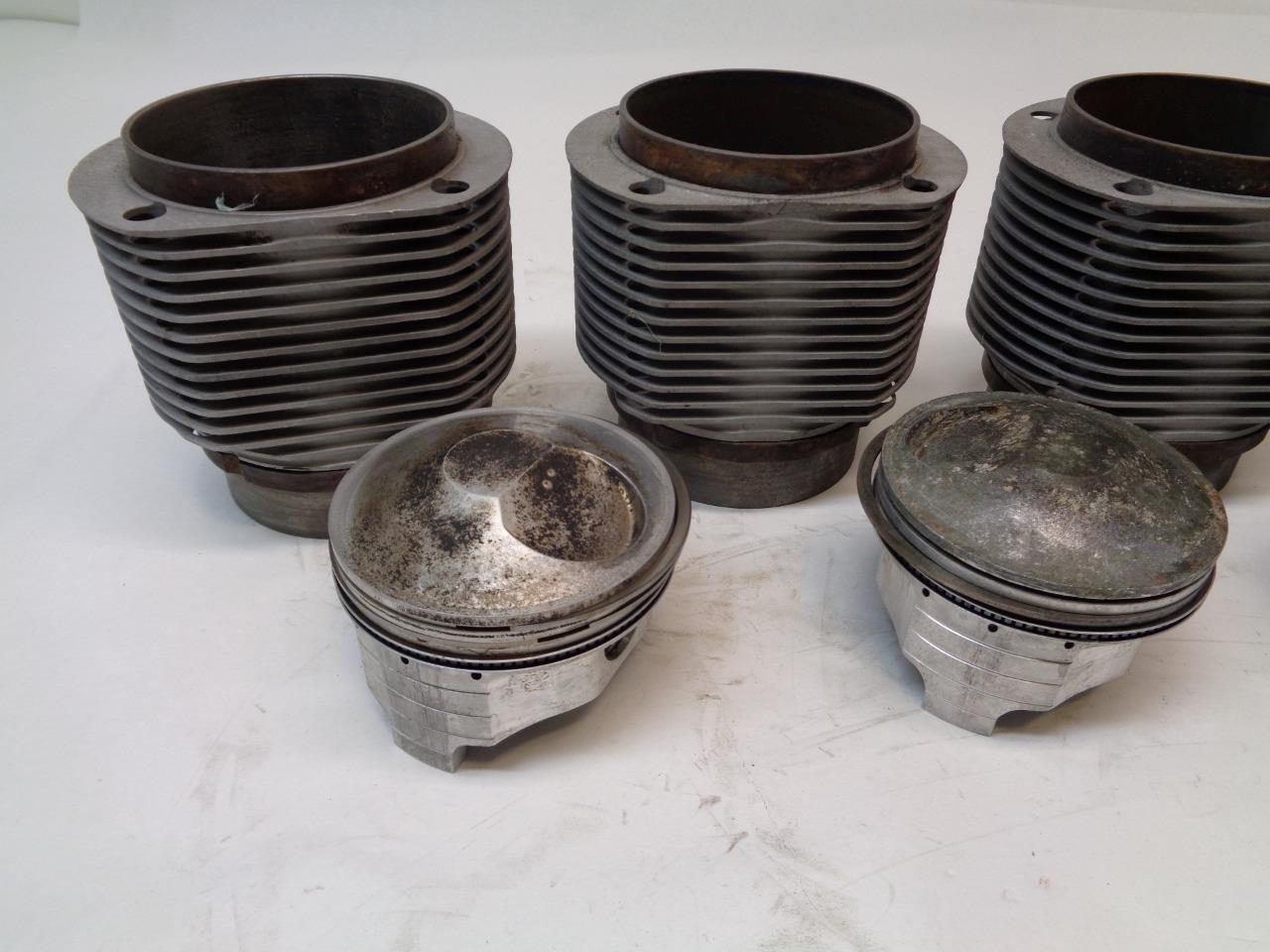 4 PORSCHE VW 356 912 BIG BORE 87mm CYLINDER & PISTONS R21