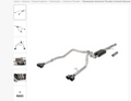 Flowmaster 817891 American Thunder CatBack Exhaust System FOR GMC 16-23 B2
