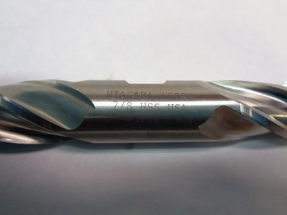 NIAGARA CUTTER MILL D400 7/8 DIAM. 7/8 SHANK HSS-GENERAL PURPOSE 45285 R22T6BA