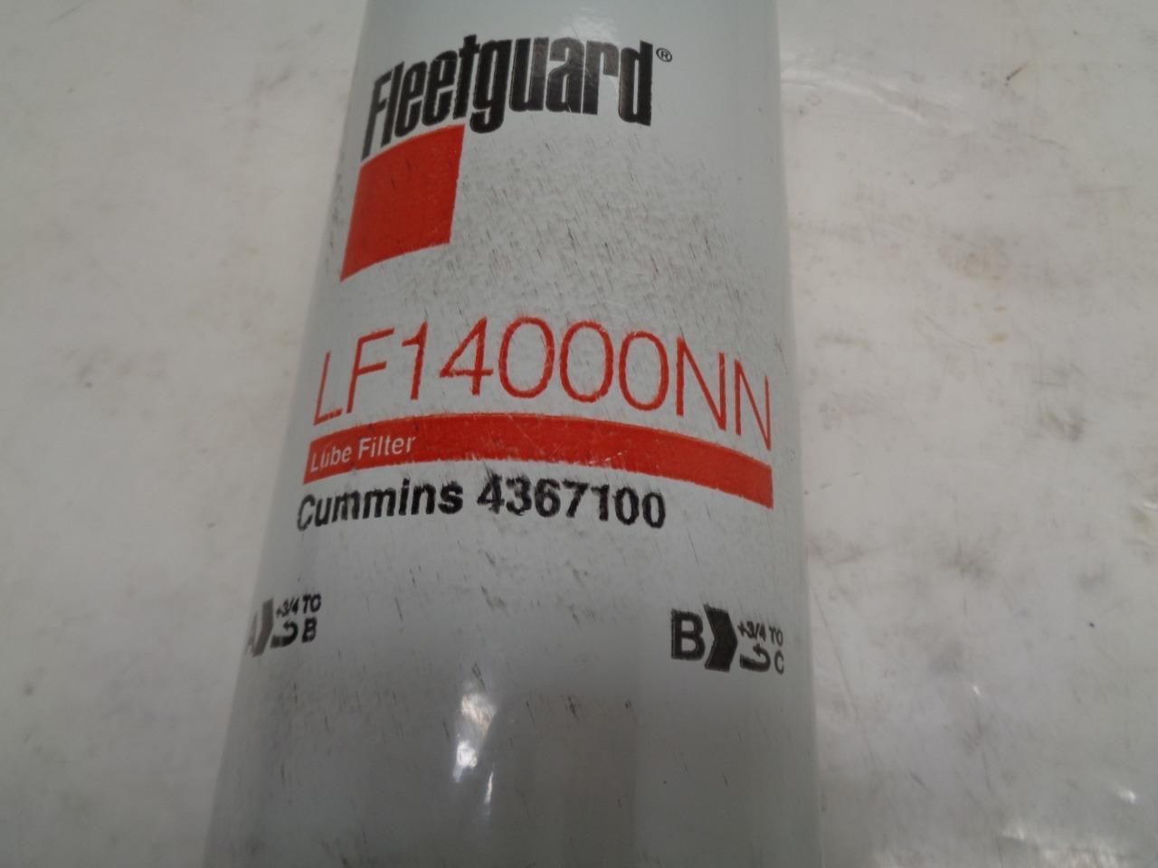 NEW FLEETGUARD LF14000NN CUMMINS 4367100 LUBE FILTER R6TA