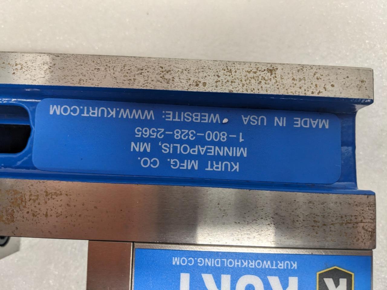 Kurt HDL6 English 6″ JAW WIDTH 4" JAW OPEN Double Station Vise W/O HANDLE NEW H1