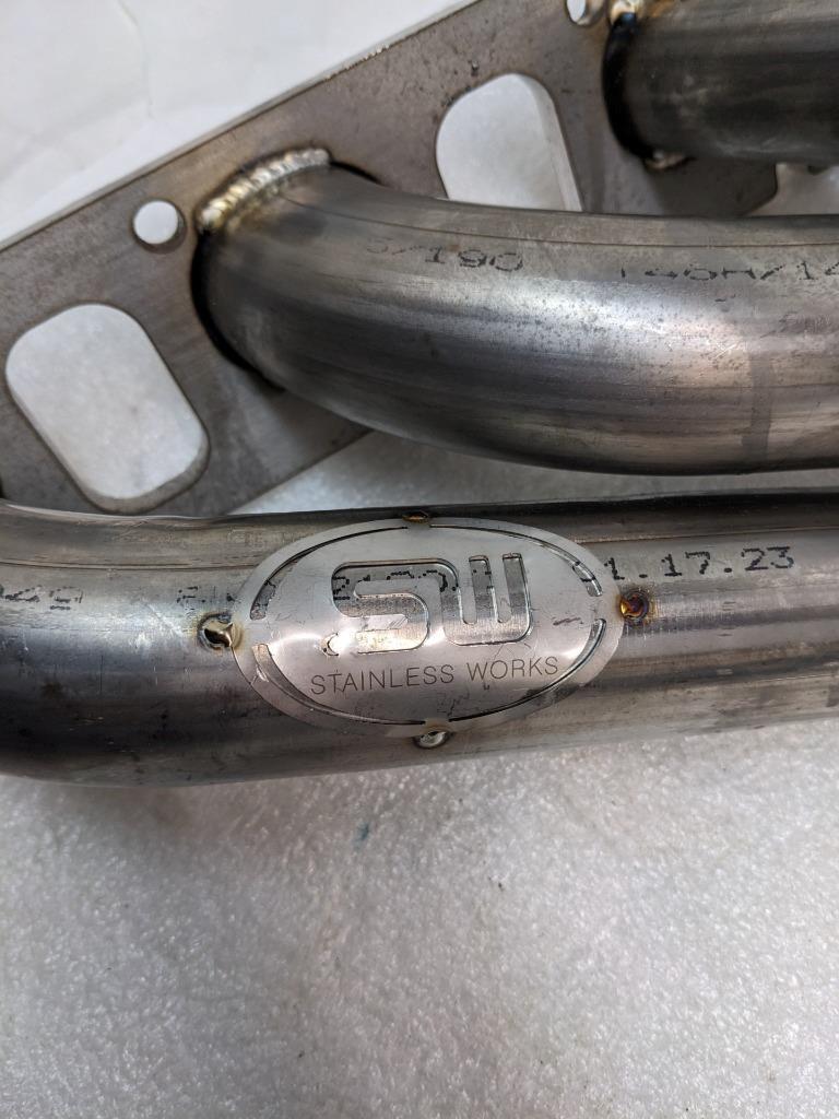 STAINLESS WORKS JEEP1862HCAT 1-7/8" HEADER KIT W/ MID PIPES FOR JEEP NEW B2