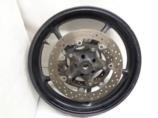 USED 5SL YAMAHA Y-Z MOTORCYCLE WHEEL SET BLACK w/ ROTORS 17X3.5 17X5.5 WR