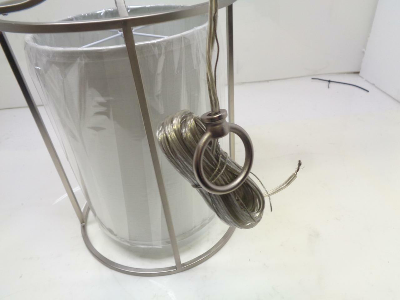 NEW 120V 60HZ AC ONLY HANGING CEILING LAMP ALUMINUM TAKES 60 WATT BULBS SR