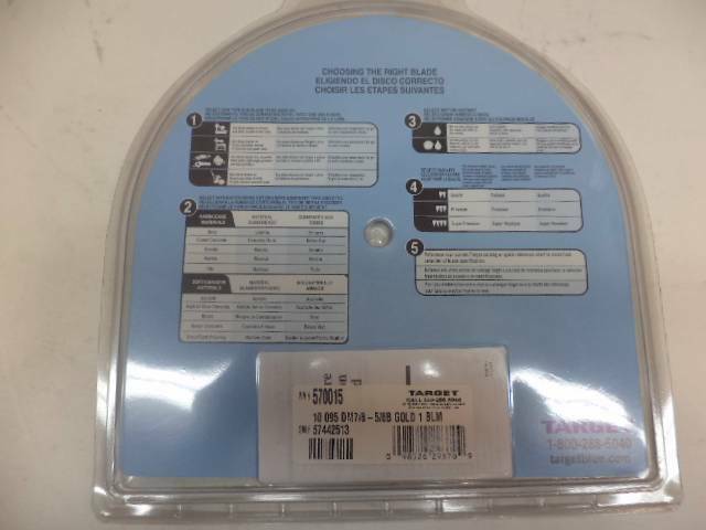 NEW HUSQVARNA TARGET GOLD BANNER LINE 10" TILE SAWS DIAMOND BLADE 570015 SP2T2