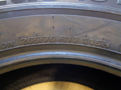 KUMHO SOLUS HA31 P 265 70 17 115H SL TIRE 2243583 BQ4