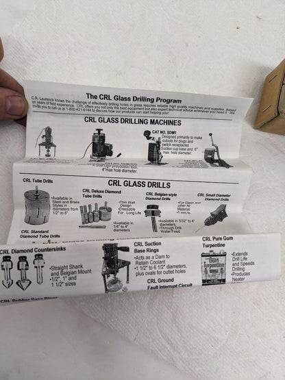 CRL DCD114 378438 1-14" DCD SERIES ELECTRO-FORMED DIAMOND DRILL NEW D0