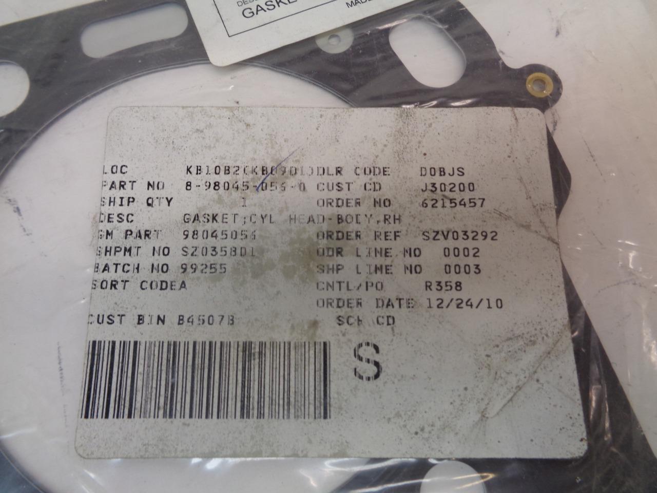 1 NEW ALLIANT POWER CYLINDER HEAD GASKET 98045056 for 2001-2010 DURAMAX R15
