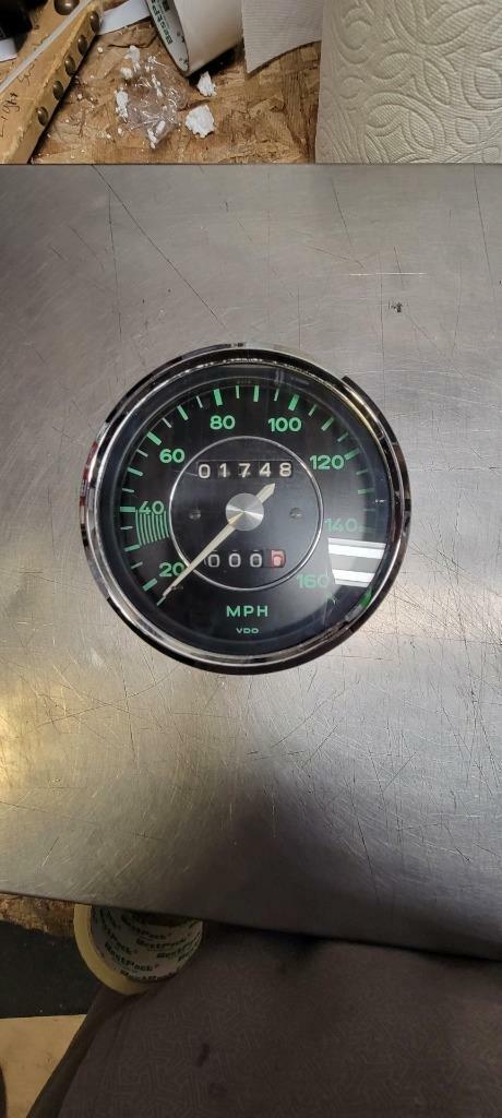 GENUINE PORSCHE 356 Carrera Speedster 160 mph Speedometer Low Mile Excellent