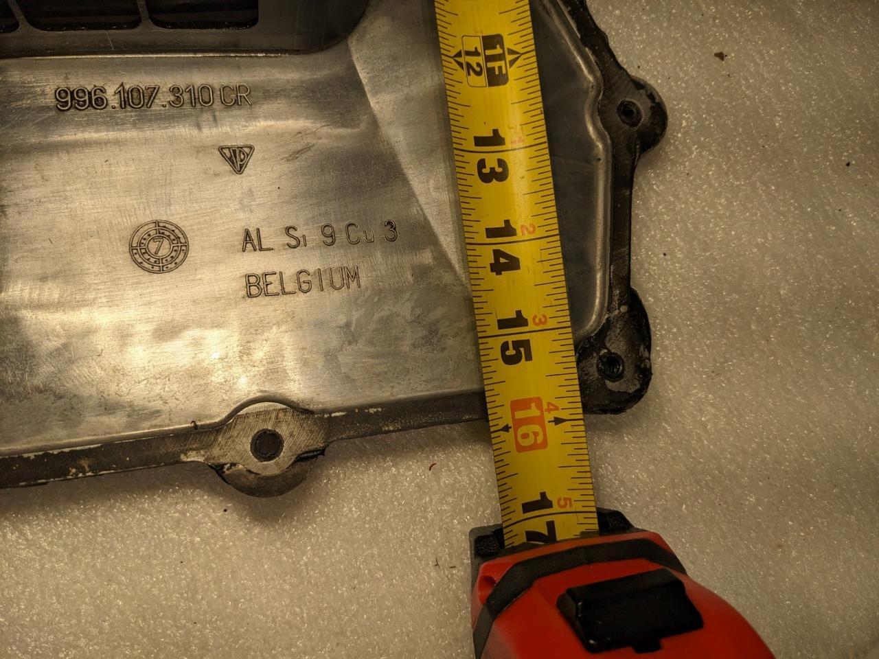 PORSCHE BOXSTER 987 05-08 ENGINE MOTOR OIL PAN/W PLATE 996107310CR USED 996B.G.L